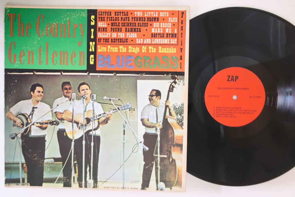 LP Record COUNTRY GENTLEMEN - Live From The Stage Of The Roanoke ZLP101 ZAP! 1967 US Country Used