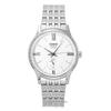 Мужские часы Beside Analog Stainless Steel White Dial Quartz BMS-100D-7AV