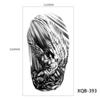 Tribal Lion Long-lasting Tattoo Sleeve Black Tattoo Sticker Temporary Tattoos Fake Tattoo Stickers