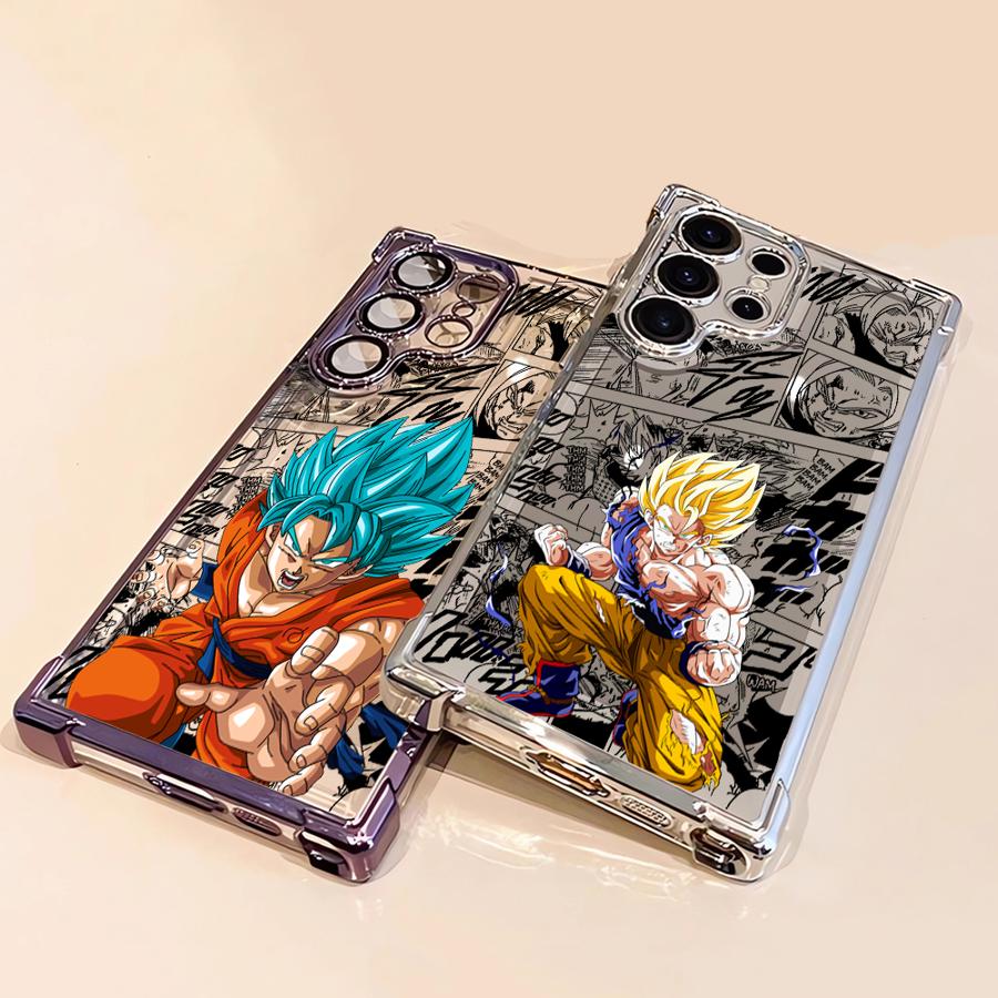 Чехол для телефона с мягкой обложкой Dragon Ball для Samsung Galaxy S21 Plus S24 S23 S20 FE S22 Ultra S25 Edge