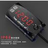 Universal Digital LED Display Voltmeter Voltage Time Clock 2 IN 1 Gauge Panel Meter For Car Motorcycle