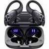 Беспроводные наушники Etheraudio с заушными креплениями, 13-мм динамик с беспроводной зарядкой, водонепроницаемость IPX7, до 80 часов воспроизведения