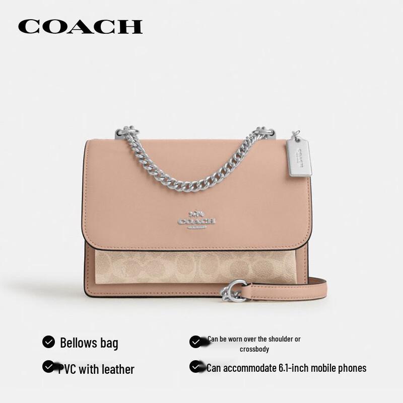 COACH Klare Женская маленькая сумка-кроссбоди аккордеон
