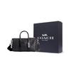 COACH Artificial Leather Bowling Bag, Shoulder Bag, Crossbody Bag, Handbag Medium Unisex Black CCF49-OY2