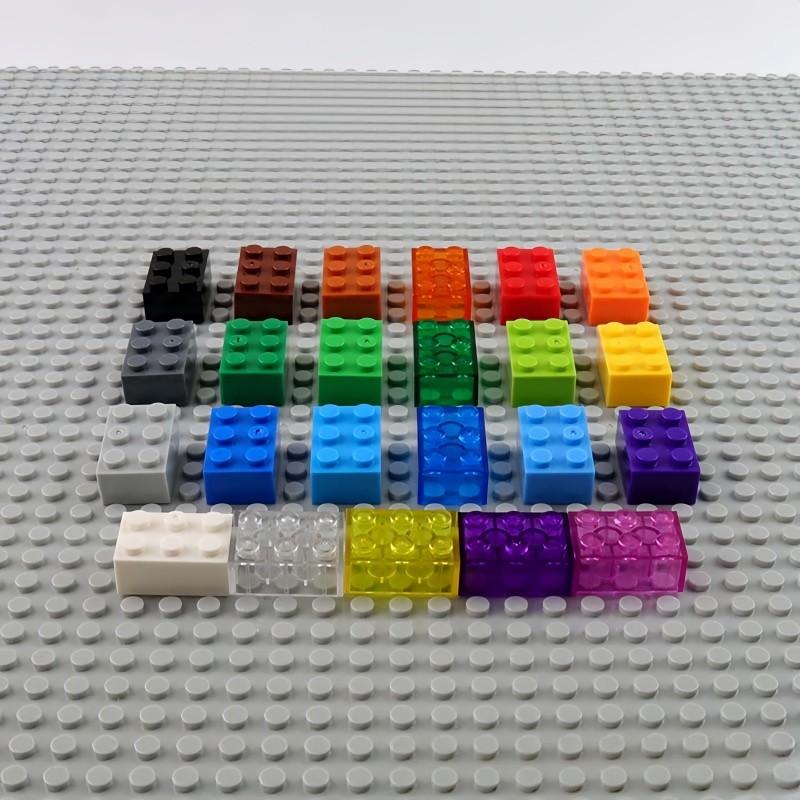 20 шт. Толстые 2x3 DIY Строительные Блоки Фигурки Кирпичики Точки Образовательные Пластиковые Игрушки для Детей Размер Совместим С 3002