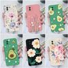 Чехол для Vivo Y02 Y02S Y91C Y11 Y12 Y70 Y72 Y73 Y20 Y51 Y16 Модный защитный цветок авокадо Жидкий силиконовый бампер для чехлов для телефонов Vivo Coque Fundas