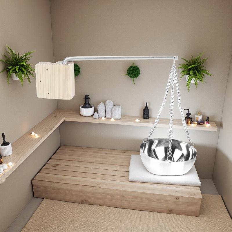 Чаша для сауны из нержавеющей стали, ароматерапевтическая чаша, контейнер для эфирных масел, аксессуары для сауны, простая в использовании, долговечная