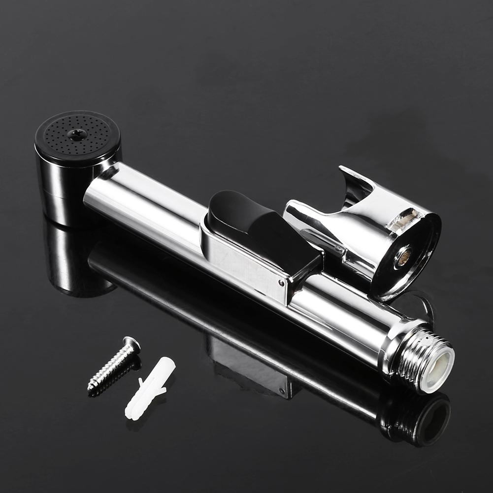 Главная Ванная комната Ручной Портативный Хромированный ABS Shattaf Туалет Биде Душ-Спрей