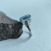 Серебряное кольцо с натуральным топазом 7.688ct, вес изделия 4,95 гр (2187783)