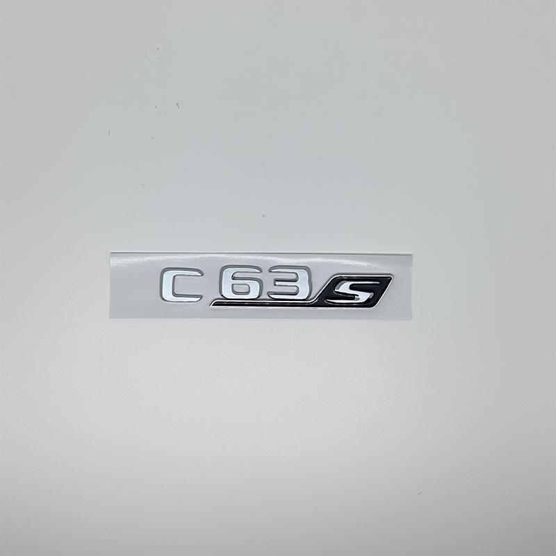 Car Tuning For Mercedes Benz AMG C Class W204 W205 C63 C63S Letter Logo 3D ABS Sticker Car Rear Trunk Emblem Nameplate Decals ZA1