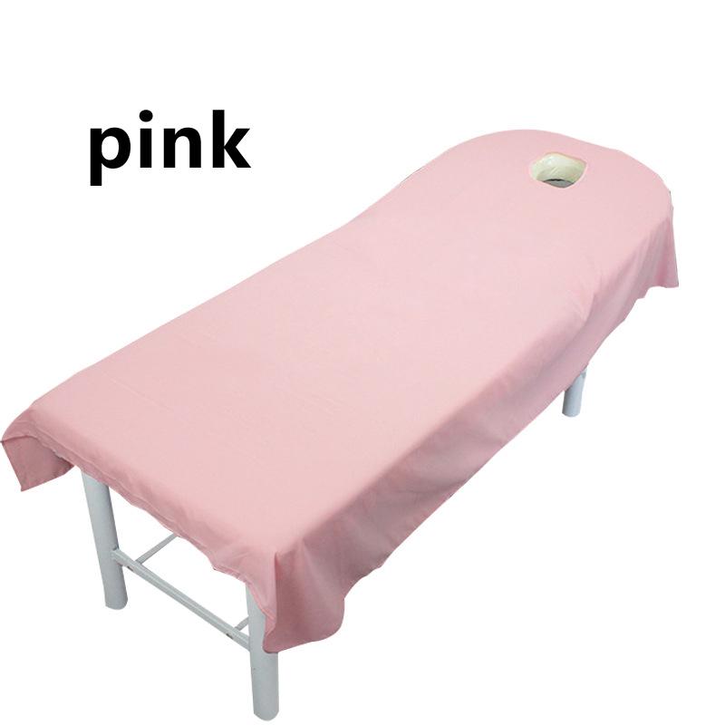 1Pcs Beauty Bed Table Cover Cosmetic Salon Sheets Sheets With Hole SPA Massage Treatment 80cmx190cm