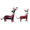 Small Donkey Crafts Miniature Glass Animal Ornament Modern Crystal Donkey Figurines  Kids Toys