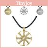 Nordic Viking Jewelry With Geometric Pendant And Electroplated Alloy For Gift Travelers For