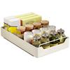 Portable Kitchen Storage Box with Sliding Rail Pull-Out Cabinet Storage Rack Spice Pantry Shelves Drawer Kitchen Organizer Shelf
