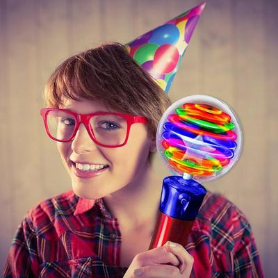 Светодиодный цветной вращающийся флуоресцентный стержень вращающийся светящийся меняющийся свет мигающий спиннер Sti G9B9