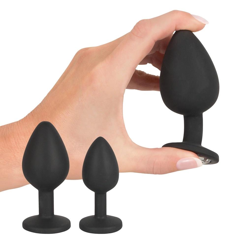 Black Velvets - 4-Piece Anal Shower Set