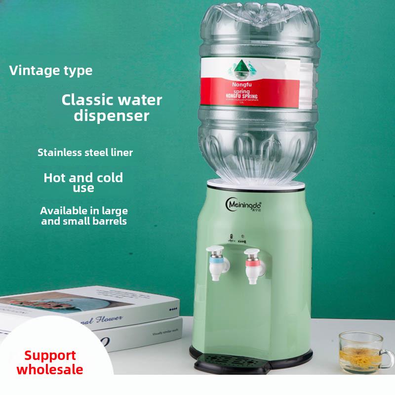 Компактный настольный диспенсер для воды — мини-холодильник и обогреватель для дома, общежития или офиса