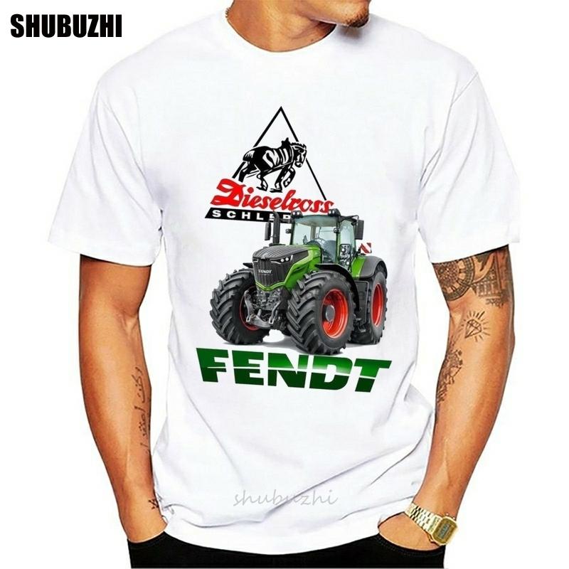 Мужская футболка с коротким рукавом Fendt Tractor хлопковая футболка мужская летняя модная футболка европейский размер летний модный топ футболки дропшиппинг