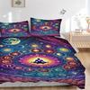 3pcs Cosmic Meditation Duvet Cover Set, Soft Comfortable Duvet Cover,Guest Room (1*Duvet Cover + 2*Pillowcase, Without Core) yy251104126