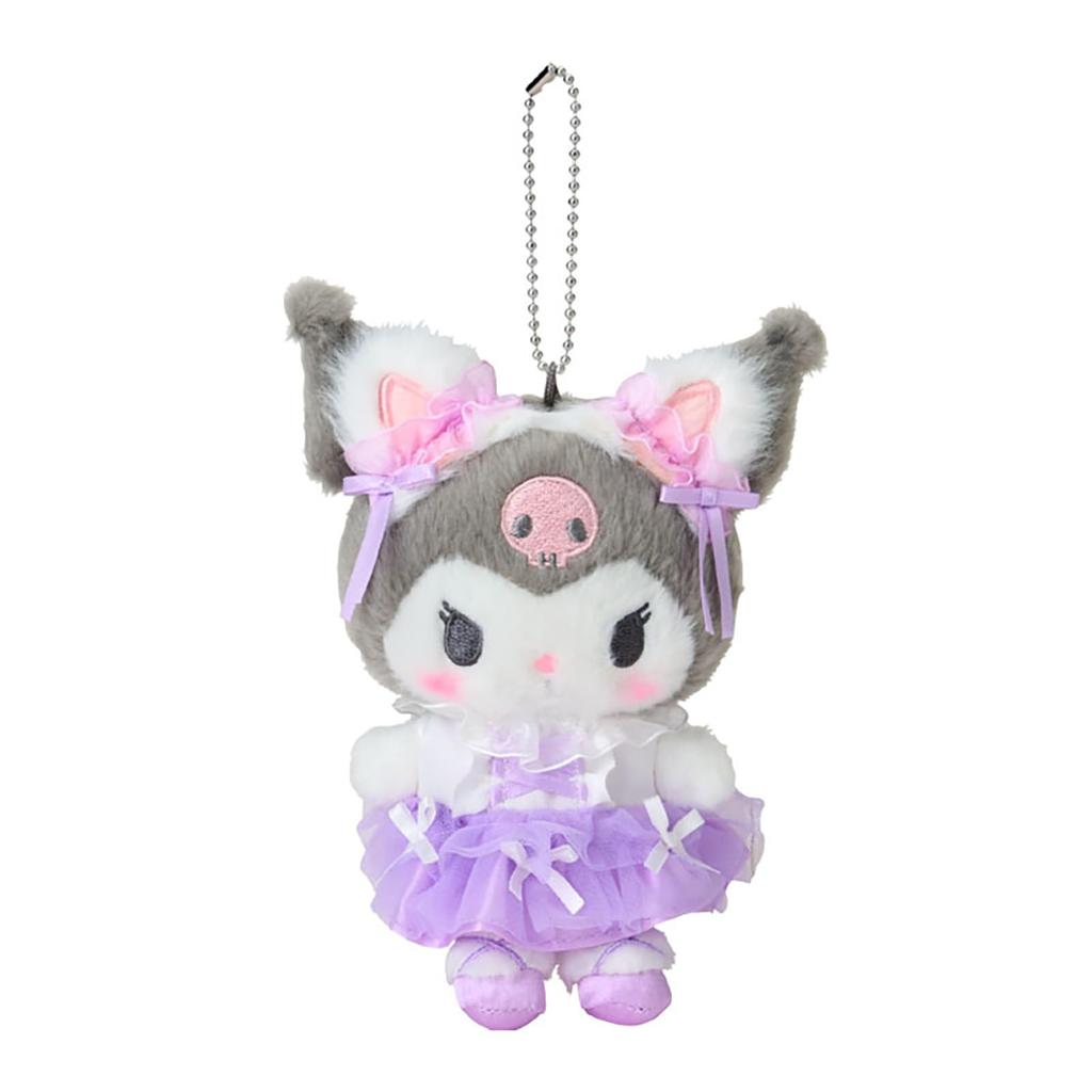 Mascot Holder Cat Kuromi 414573 [Sanrio] (White Ballerina)