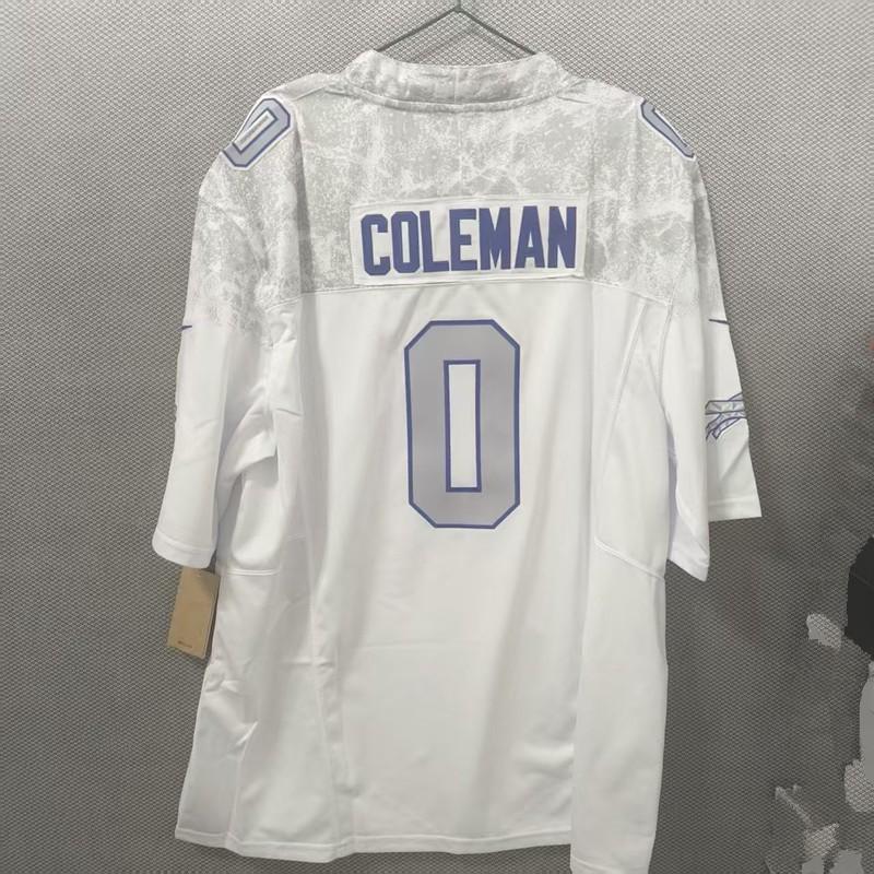 Buffalo Bills 0 Coleman Football Jersey Embroidery Game Day Sportswear