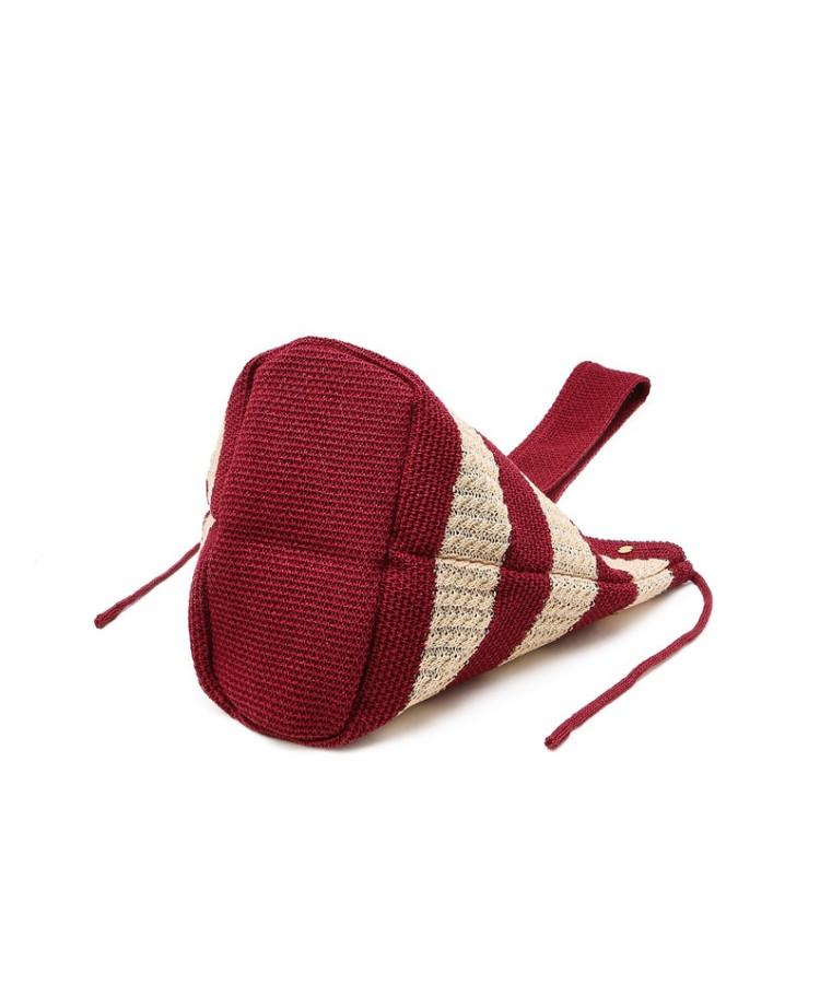 Hazzys Женская сумка-сетка в морскую полоску Красная L Hiba6E802R2
