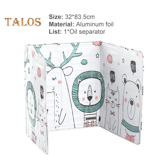 Перегородка газовой плиты Легко чистится Жаростойкая маслостойкая Практичная кухонная перегородка Кухонная перегородка Кухонная утварь