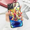 Чехол Dragon BallS Vegeta для iPhone 17 Pro Max 13 Air 8 15 Plus 16 XR 12 11 14 Стеклянная крышка для телефона