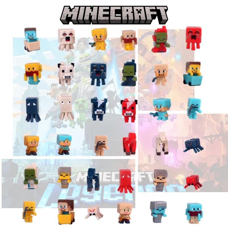 Коллекция игрушечных строительных блоков Minecraft, фигурки Крипера и Дракона Края