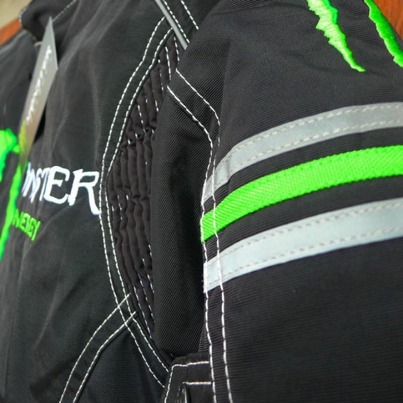 Mens Motorcycle Riding Suit Winter Windproof Warm Protective Gear Black Separated Style