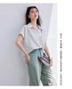 Summer Sea Soul Blue Stripe Basic Shirt