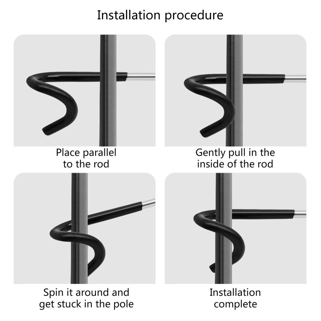 Outdoor Camping Lanterns Hook Hangers Tent Lamp Hanger Stand Portable NonSlip Tent Lamp Hook Water Bottle Holder