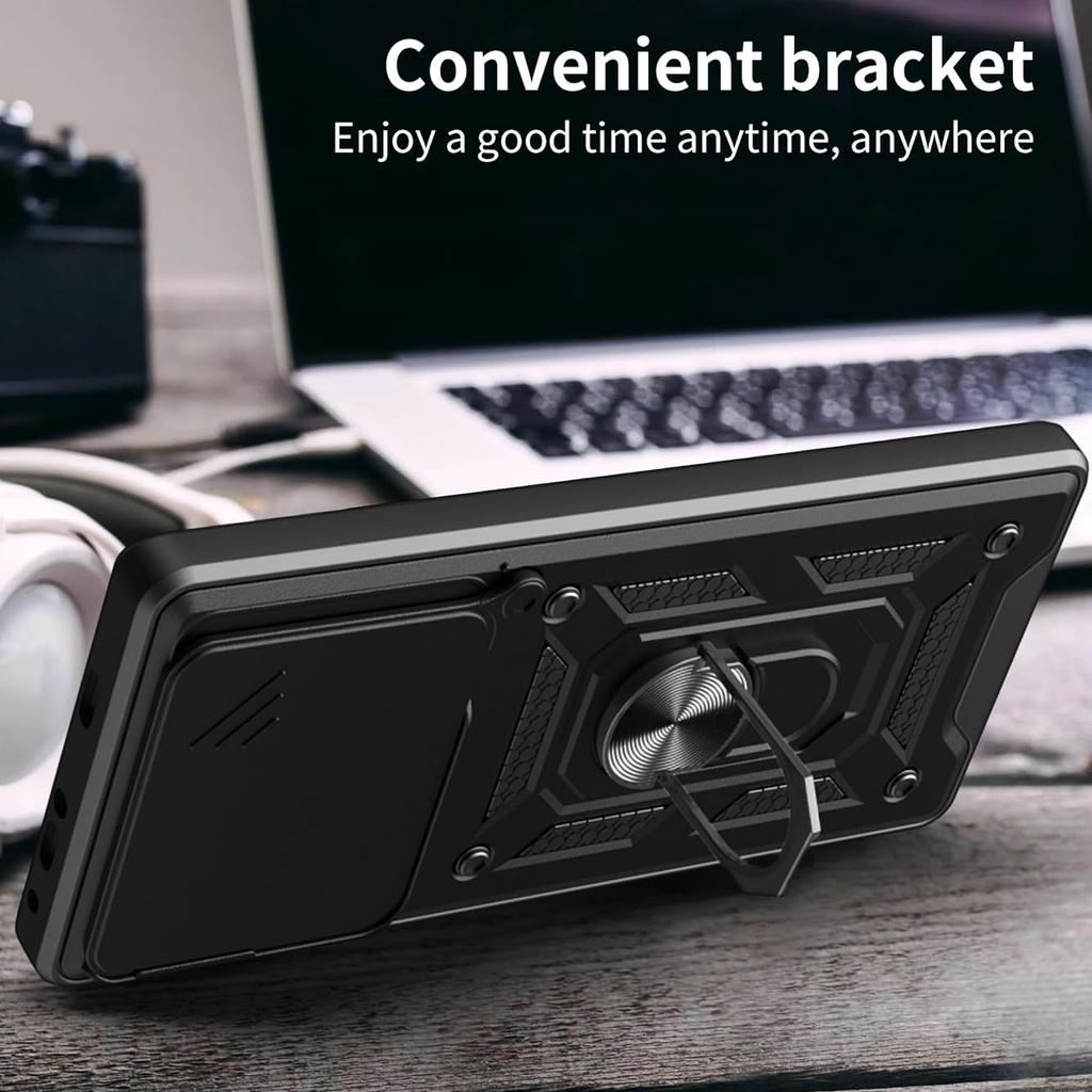 Armor Case For Realme GT 6 6T Neo 6 SE Neo6 Cover Lens Protection With Ring Magnetic Holder Coque Fundas