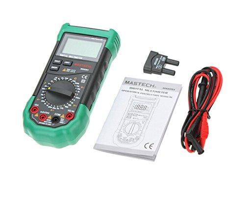 MS8261 LCD Backlight Digital Multimeter AC/DC Voltage Current Resistance Capacitance HFE Transistor Tester 3.5 Digit Multi Meter