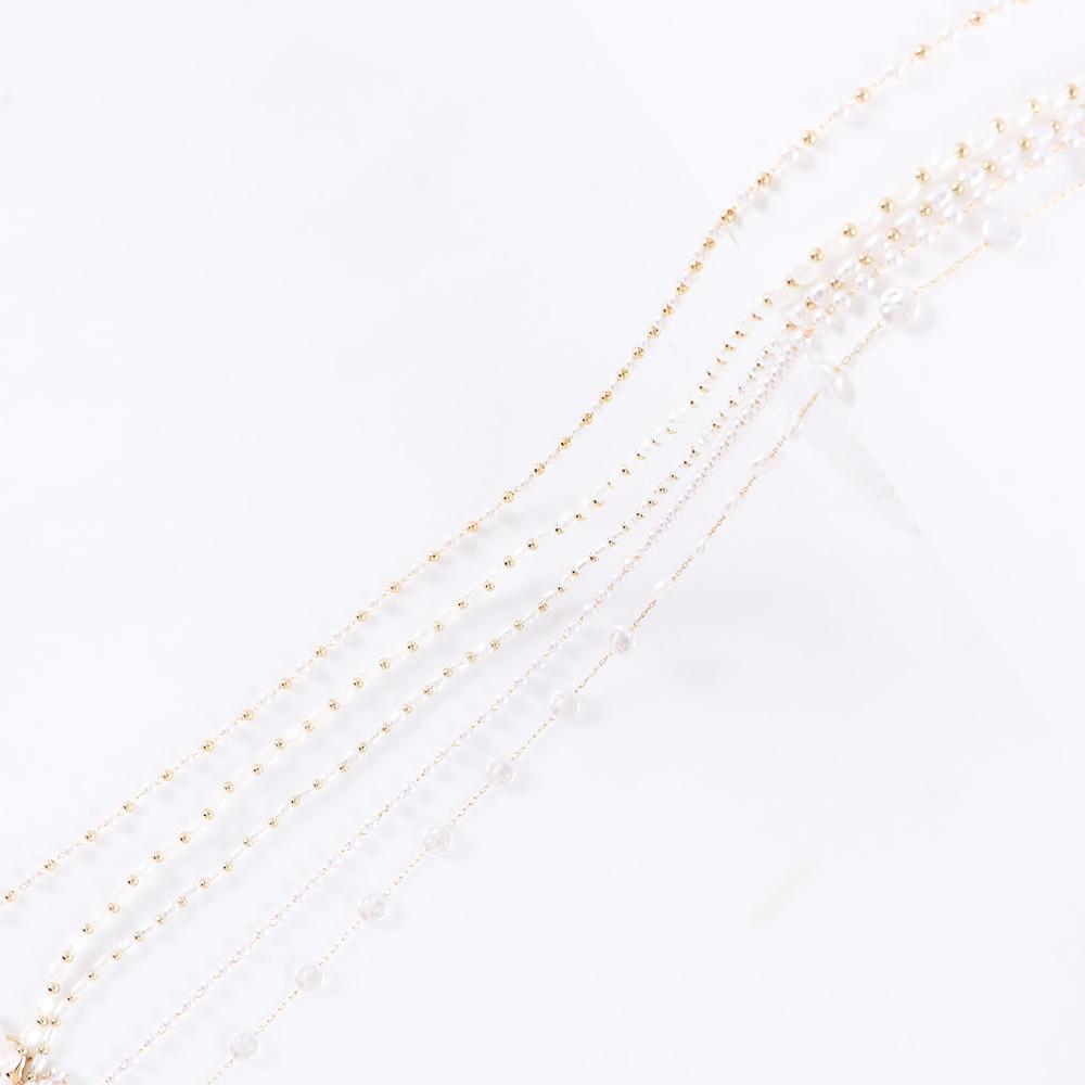 Женские очки Ювелирные изделия Металл Мужские очки для чтения Цепочка Ожерелье для маски для лица Зажимы для очков Жемчужная цепочка