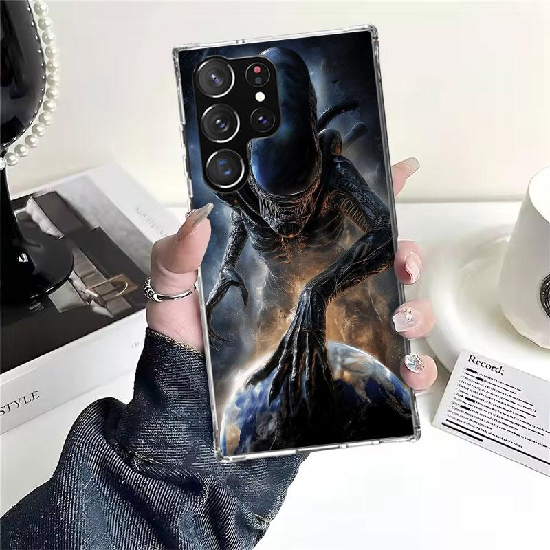 Крутой Мягкий Чехол Для Телефона A-Alien X-Xenomorph Для Samsung Galaxy S22 S23 S24 S25 Edge S26 Ultra S20 FE S21 Plus + Fundas Coque Galaxy