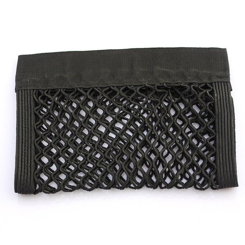 Багажник на заднее сиденье автомобиля, эластичная сетка, сетчатая сумка, держатель для багажа, карманная наклейка, сетчатая сумка на липучке