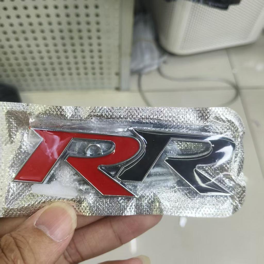 SSR three-dimensional metal car logo, sports modified tail logo side logo, trunk body personalized decorative sticker
