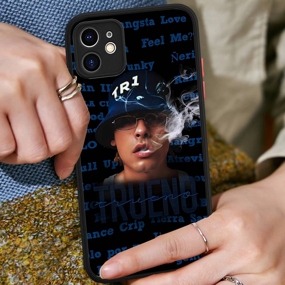 Чехол Trueno Rapper для IPhone 16 15 14 11 12 13 Pro Max Plus X XS MAX с матовой мягкой задней панелью