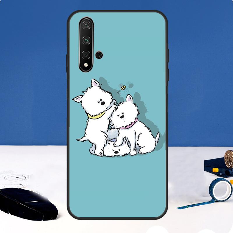 Чехол West Highland Terrier Westie для Huawei P30 Pro P20 P40 Lite Nova 9 10 SE 11 3i 7i 8i 11i Y91 Y60 Y70 Y61 Y90