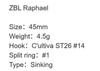 ZipBaits ZBL Raphael 45 мм 4,5 грамма Тонущая приманка 810 (3095)