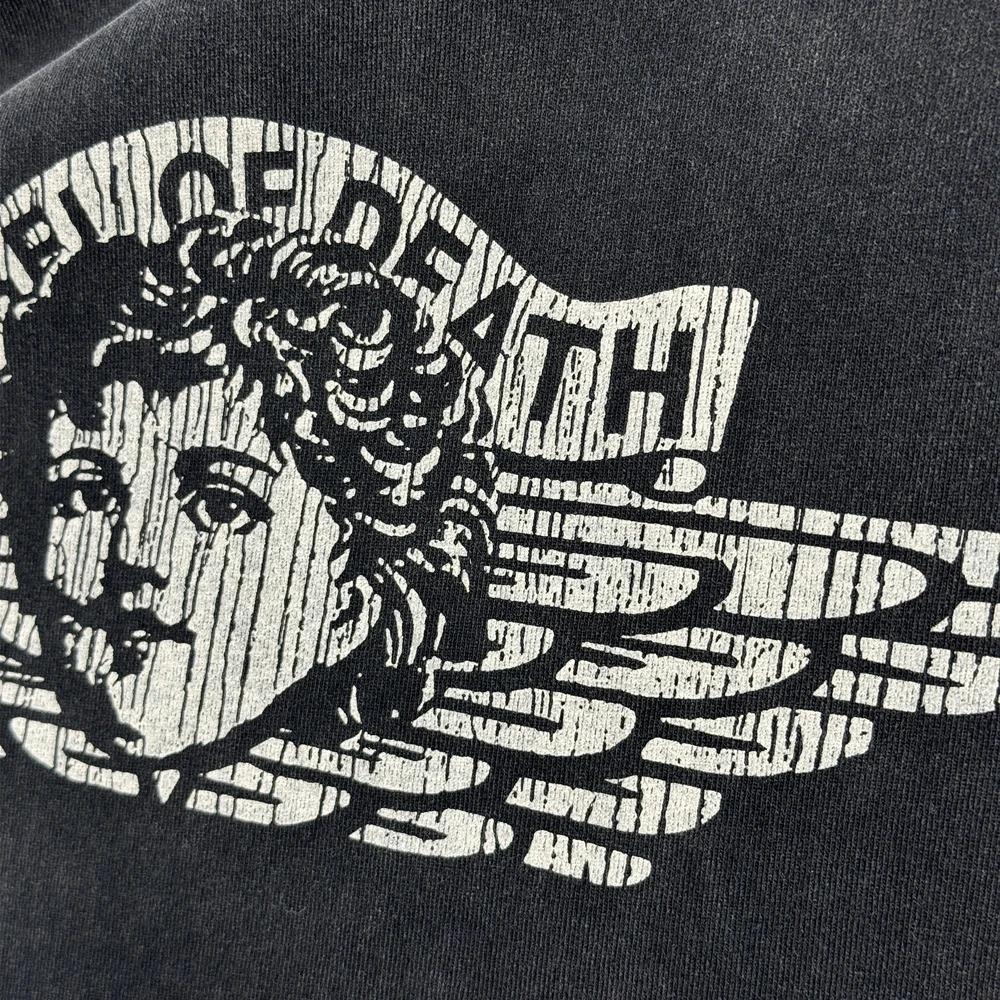 ZYLLO Мода Графический Принт Уличная Одежда Оверсайз HighStreet Винтажная Футболка Топы Y2k Ретро Футболка