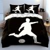 Soccer players with ball. Bedding sets Duvet cover sets Duvet covers Pillowcases(1 * Duvet Cover 2 * Pillowcases, without duvet insert)