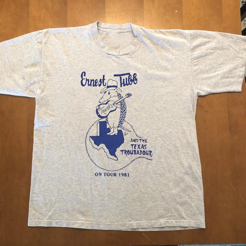 Ernest Tubb Country Singer On Tour 1981 Full Size S-5XL SS267 Unisex T-Shirt