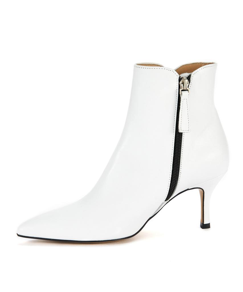 Briana Line Ankle Boots [White]