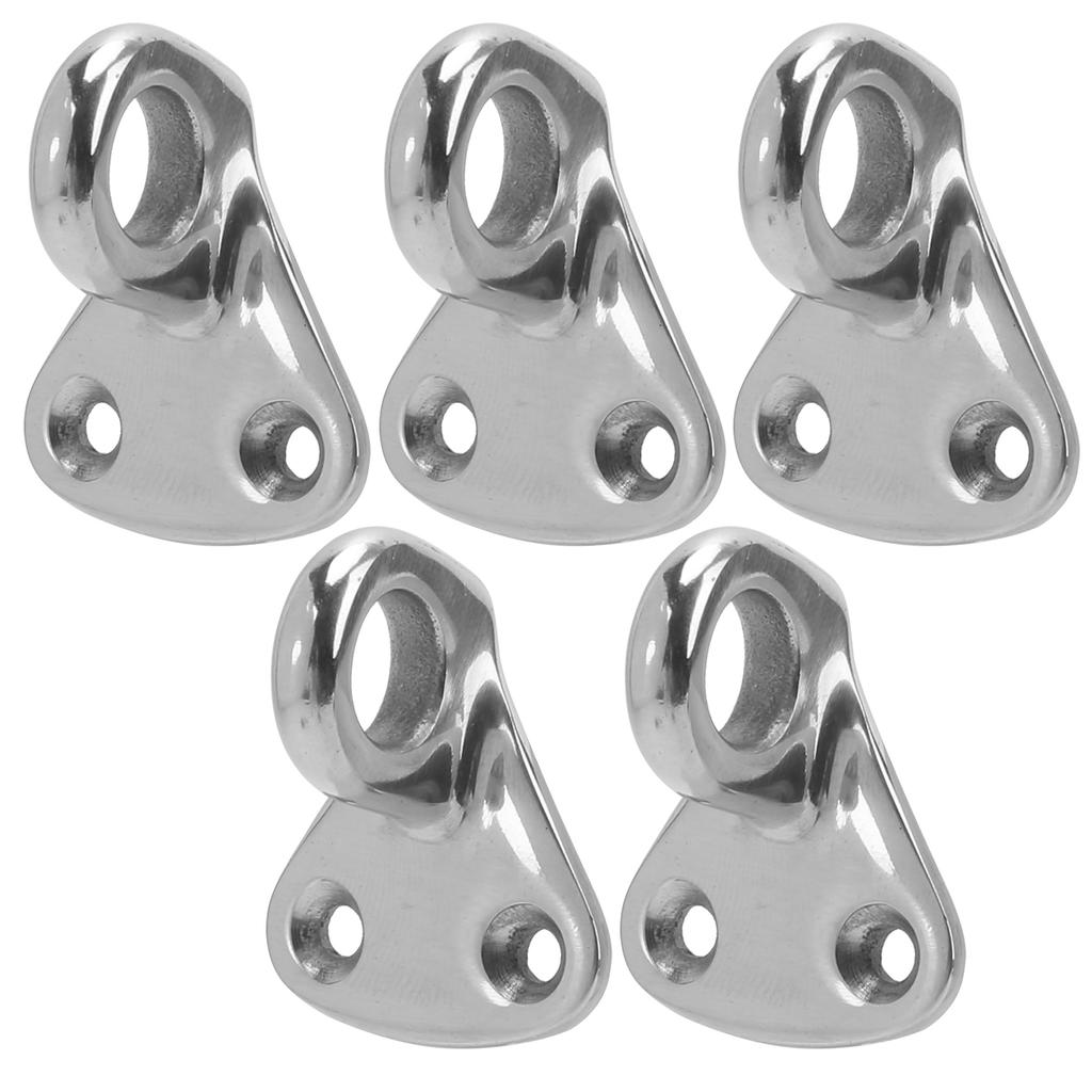 5PCS 316 Stainless Steel Mirror Polished Heavy Duty Coat Hook Hardware Accessories