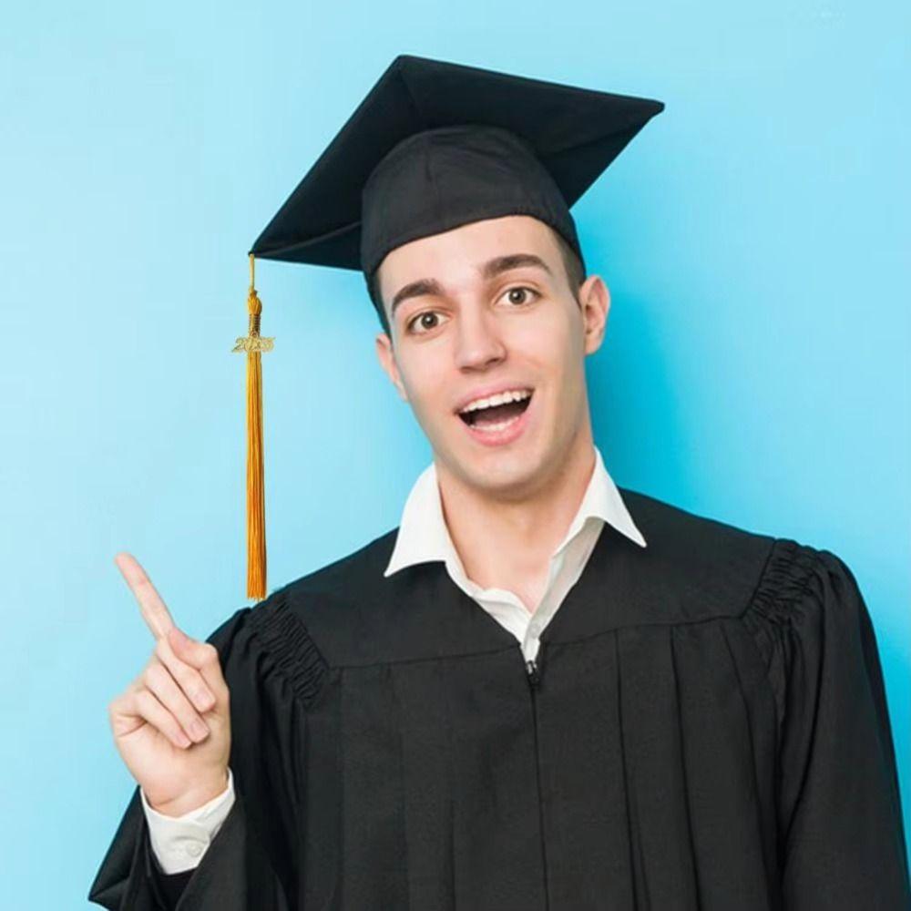 Полиэстеровый сплав Кисточка для выпускной шапочки 9 цветов Подвеска-шарм Аксессуары для униформы