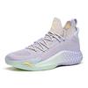 Anta KT5 Удобные амортизирующие нескользящие износостойкие баскетбольные кроссовки средней высоты мужские кроссовки фиолетовые 112021102-7