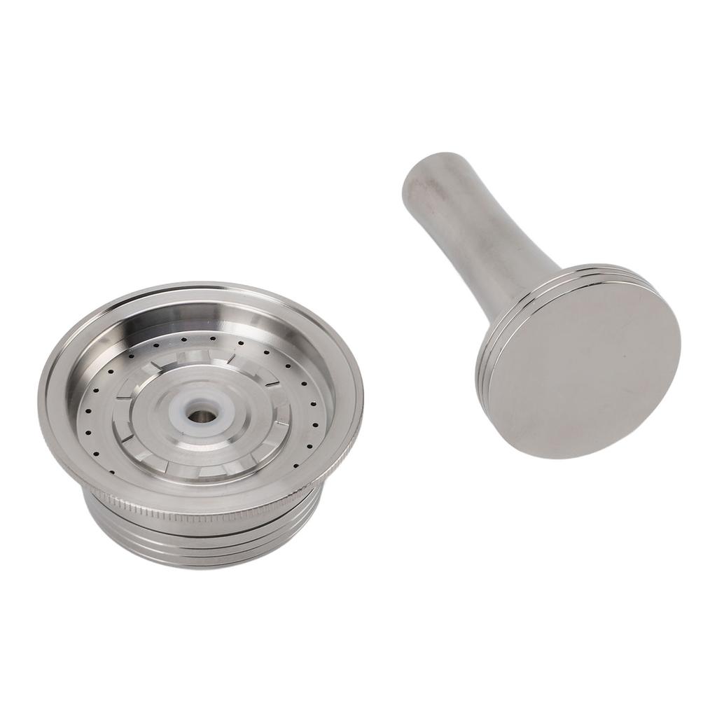 Кофейная капсула из нержавеющей стали, многоразовая, 230 мл, кофейная капсула с наклейками-кисточками Amper