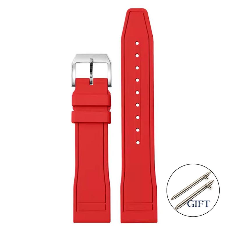 20 21 22mm Rubber Watchband for IWC for Pilot for PORTOFINO for PORTUGIESER Quick Release Strap Sport Bracelet Waterproof Band